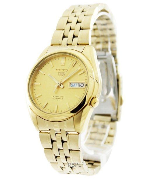 Refurbished Seiko 5 Gold Dial Automatic 21 Jewels SNK366K1 Men's Watch