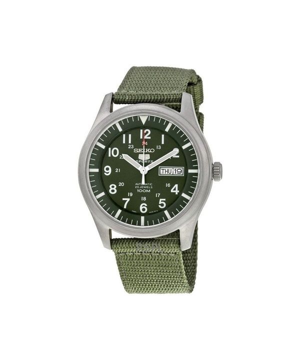 Refurbished Seiko 5 Military Green Dial Automatic Sports SNZG09K1 Men's Watch