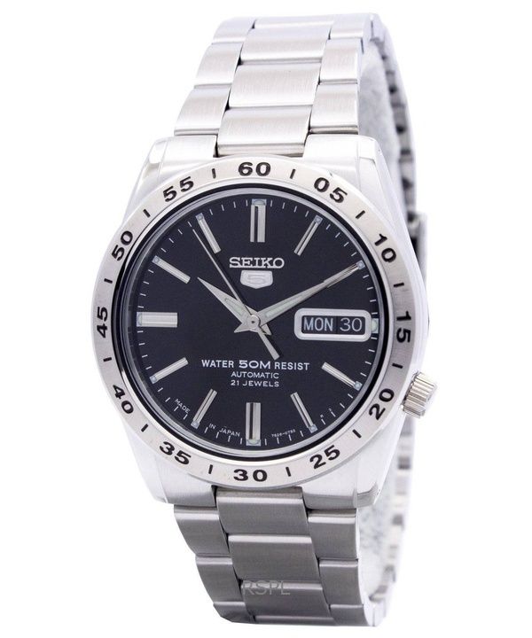 Refurbished Seiko 5 Black Dial Automatic 21 Jewels SNKE01J1 Men's Watch