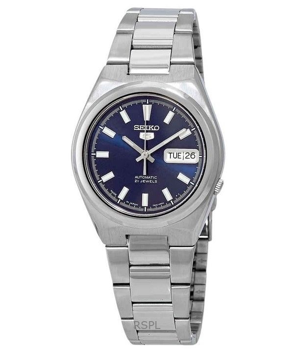 Refurbished Seiko 5 Stainless Steel Blue Dial 21 Jewels Automatic SNKC51J1 Men's Watch