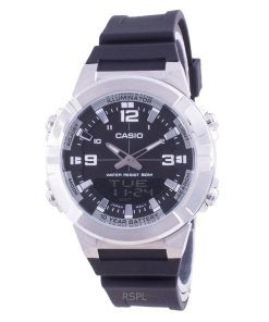 Refurbished Casio Analog Digital Resin Strap Blue Dial Quartz AMW-870-1A Men's Watch
