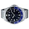 Refurbished Casio Standard Analog Stainless Steel Black Dial Quartz MDV-107D-1A2 200M Men's Watch