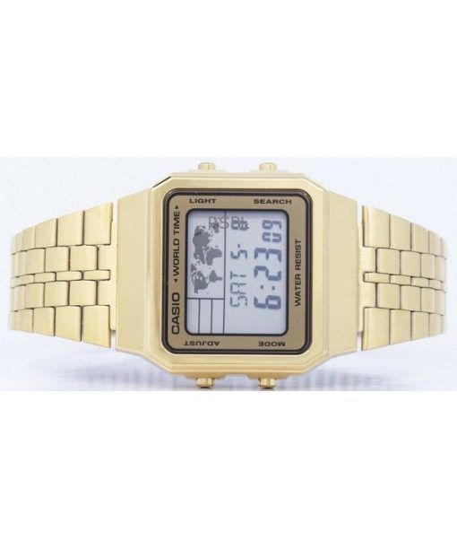 Refurbished Casio Digital Stainless Steel Quartz A500WGA-9DF Men's Watch