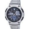 Refurbished Casio Chronograph World Time Analog Digital AQ-190WD-1AV Men's Watch