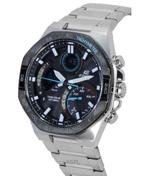 Refurbished Casio Edifice Mobile Link Analog Digital Grey Dial Solar ECB-950DB-1A 100M Men's Watch
