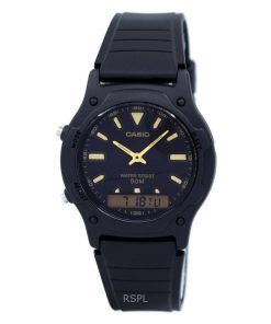 Refurbished Casio Analog Digital Dual Time Quartz Casual AW-49HE-1AVDF Men's Watch