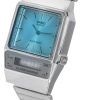 Refurbished Casio Vintage Analog Digital Stainless Steel Bracelet Quartz AQ-800EC-2A Unisex Watch