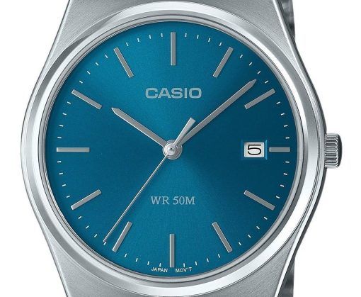 Refurbished Casio Standard Analog Stainless Steel Blue Dial Quartz MTP-B145D-2A2 Men's Watch