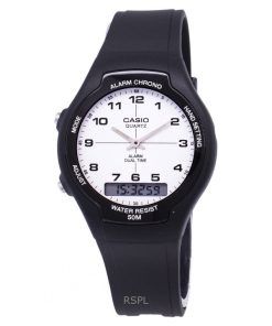 Refurbished Casio Analog Digital Dual Time Quartz AW-90H-7BVDF Men's Watch