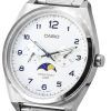 Refurbished Casio Standard Analog Moon Phase White Dial Quartz MTP-M300D-7A Men's Watch
