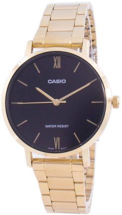 Refurbished Casio Analog Black Dial Quartz LTP-VT01G-1B Women's Watch