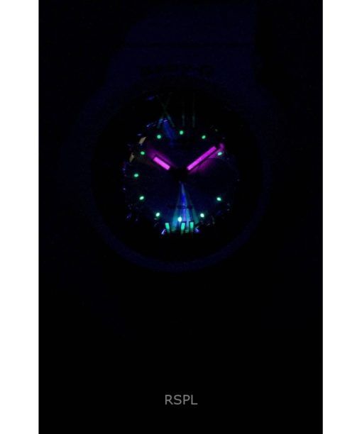 Refurbished Casio Baby-G Analog Digital Neon Illuminator Quartz BGA-160-7B2DR Women's Watch
