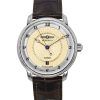 Zeppelin Friedrichshafen Leather Strap Gold Tone Dial Automatic 85565 Men's Watch