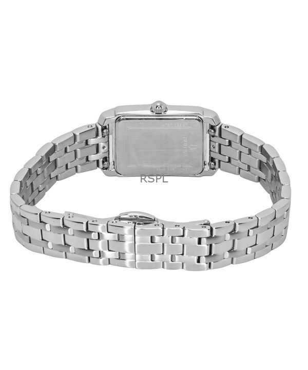 Bulova Sutton Classic Diamond Stainless Steel Mother Of Pearl Dial Quartz 96P244 Womens Watch