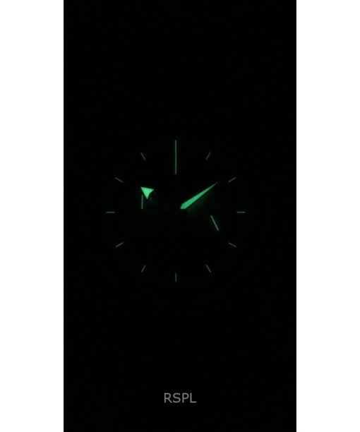 Emporio Armani Chronograph Leather Strap Black Dial Quartz AR11635 Mens Watch