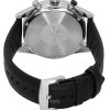 Emporio Armani Chronograph Leather Strap Black Dial Quartz AR11635 Mens Watch