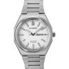 Citizen Zenshin Super Titanium White Dial Eco-Drive AW0130-85A 100M Mens Watch
