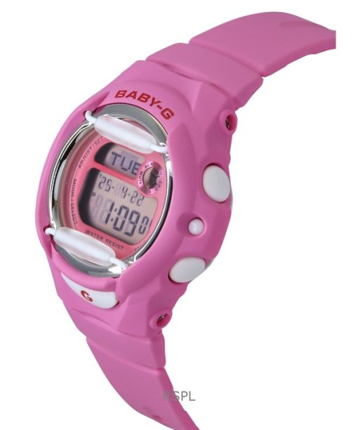 Casio Baby-G Digital Pink Resin Strap Quartz BG-169CH-4 200M Womens Watch