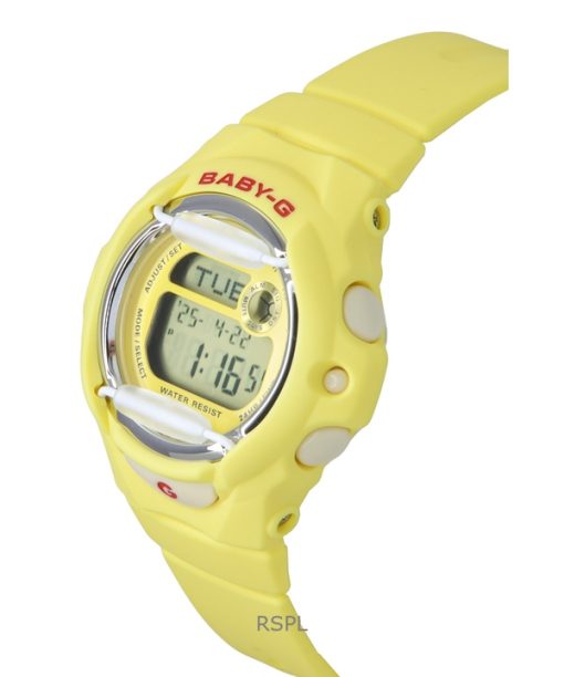 Casio Baby-G Digital Yellow Resin Strap Quartz BG-169CH-9 200M Womens Watch