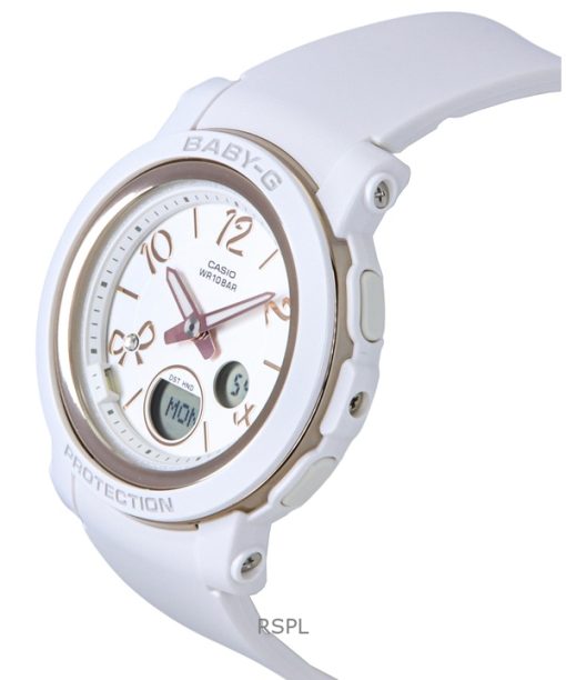 Casio Baby-G Analog Digital Resin Strap White Dial Quartz BGA-290RA-7A 100M Womens Watch
