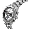 Citizen Promaster Navihawk Chronograph Stainless Steel White Dial Eco-Drive Divers CA4660-61A 200M Mens Watch