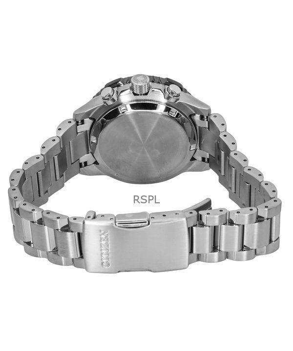 Citizen Promaster Sky Chronograph Stainless Steel Brown Dial Eco-Drive Divers CA4664-60X 200M Mens Watch