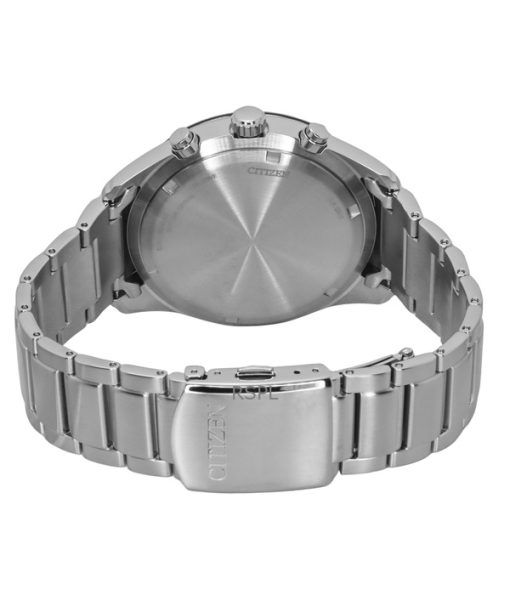 Citizen Eco-Drive Chronograph Stainless Steel White Dial CA4674-58A 100M Mens Watch