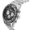 Citizen Eco-Drive Chronograph Stainless Steel Black Dial CA4674-58E 100M Mens Watch