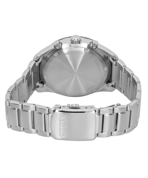 Citizen Eco-Drive Chronograph Stainless Steel Black Dial CA4674-58E 100M Mens Watch