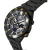 Casio Edifice Windflow Analog Digital Smartphone Link Black Dial Tough Solar ECB-2200RC-1A9 100M Mens Watch