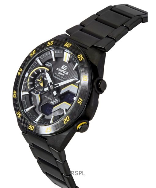 Casio Edifice Windflow Analog Digital Smartphone Link Black Dial Tough Solar ECB-2200RC-1A9 100M Mens Watch