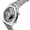 Casio Edifice Analog Digital Smartphone Link Stainless Steel Grey Dial Quartz ECB-S10D-8A 100M Mens Watch