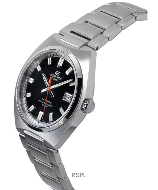 Casio Edifice Analog Stainless Steel Black Dial Quartz EFB-109D-1AV 100M Mens Watch