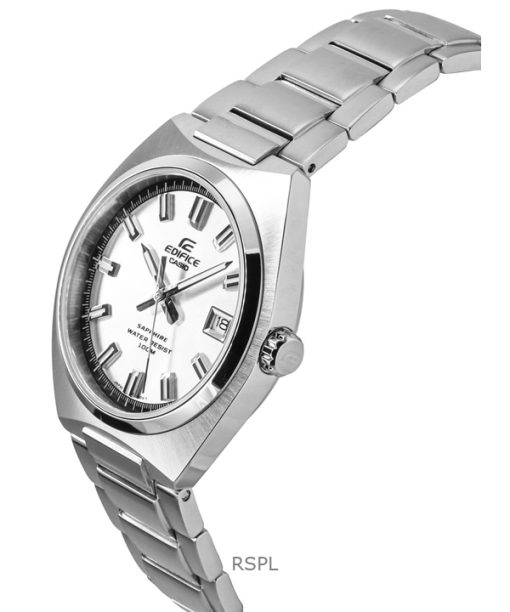 Casio Edifice Analog Stainless Steel Silver Dial Quartz EFB-109D-7AV 100M Mens Watch