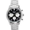 Casio Edifice Analog Chronograph Stainless Steel Black Dial Quartz EFR-575D-1A 100M Mens Watch