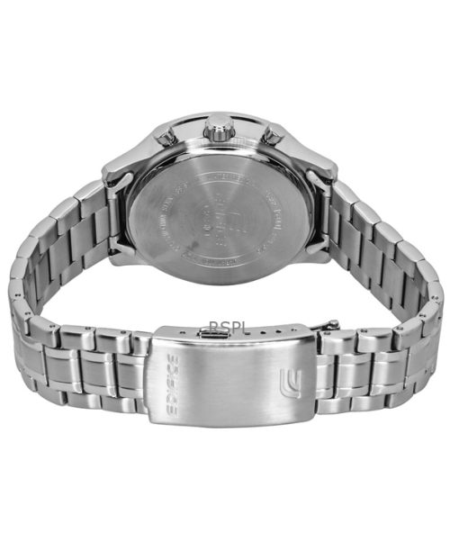 Casio Edifice Analog Chronograph Stainless Steel Black Dial Quartz EFR-575D-1A 100M Mens Watch