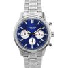 Casio Edifice Analog Chronograph Stainless Steel Blue Dial Quartz EFR-575D-2A 100M Mens Watch