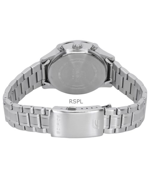 Casio Edifice Analog Chronograph Stainless Steel Blue Dial Quartz EFR-575D-2A 100M Mens Watch