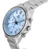 Casio Edifice Analog Standard Chronograph Light Blue Dial Quartz EFV-650D-2BV 100M Mens Watch