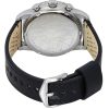 Fossil Sport Tourer Chronograph Leather Strap Red Dial Quartz FS6086 Mens Watch