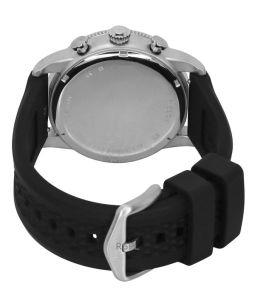 Fossil Sport Tourer Chronograph Leather Strap White Dial Quartz FS6087 Mens Watch