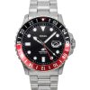Fossil Blue GMT Stainless Steel Black Dial Quartz FS6092 100M Mens watch