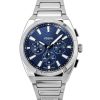 Fossil Everett Chronograph Stainless Steel Blue Dial Quartz FS6104 Mens Watch