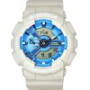Casio G-Shock Analog Digital Bio-Based Resin Blue Dial Quartz GA-110AS-5A 200M Mens Watch