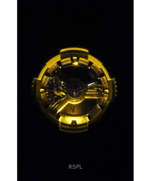 Casio G-Shock Analog Digital Bio-Based Resin Blue Dial Quartz GA-110AS-5A 200M Mens Watch