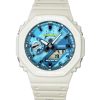 Casio G-Shock Analog Digital Bio-Based Resin Strap Blue Dial Quartz GA-2100AS-5A 200M Mens Watch