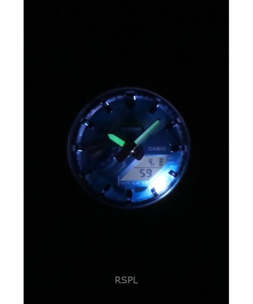 Casio G-Shock Analog Digital Bio-Based Resin Strap Blue Dial Quartz GA-2100AS-5A 200M Mens Watch