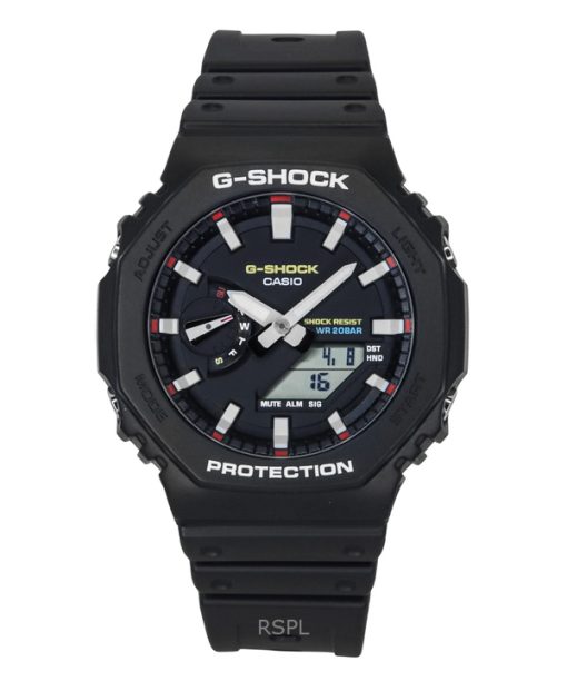 Casio G-Shock Analog Digital Bio-Based Resin Strap Black Dial Quartz GA-2100RL-1A 200M Mens Watch