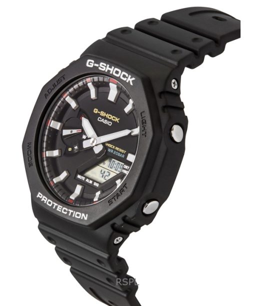 Casio G-Shock Analog Digital Bio-Based Resin Strap Black Dial Quartz GA-2100RL-1A 200M Mens Watch