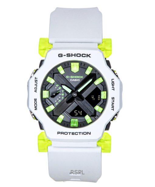 Casio G-Shock Analog Digital Resin Strap Grey Dial Quartz GA-2300MW-8A 200M Mens Watch